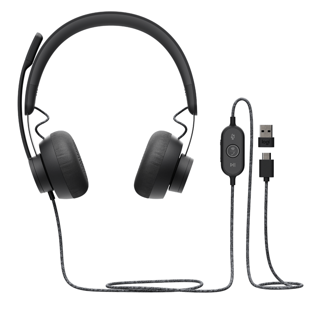Auriculares con micrófono Logitech Zone Wired (UC Version) Logitech